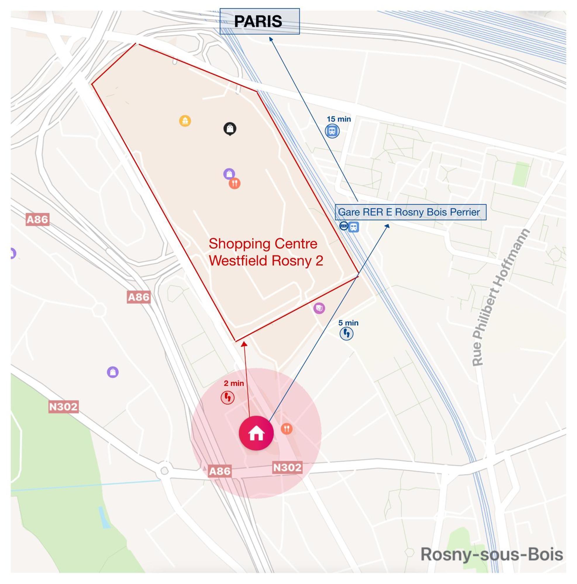 Studio Proche Du Centre Paris 15 Min Rosny-sous-Bois Kültér fotó